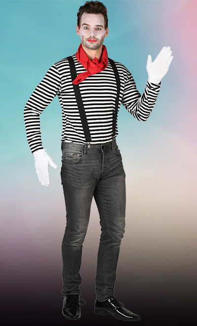 Gestreept shirt zwart/wit